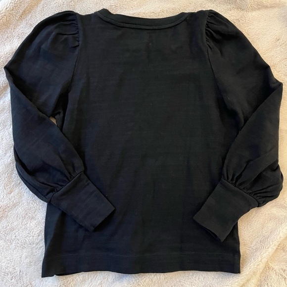 NWT LOFT Sparkle Bow Black Pullover Sweater Size SP - Picture 5 of 7